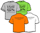T-Shirt Color Palette - Door County Folk Festiva